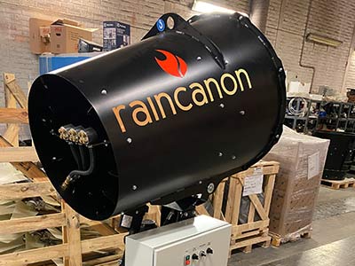 Dust suppression cannon